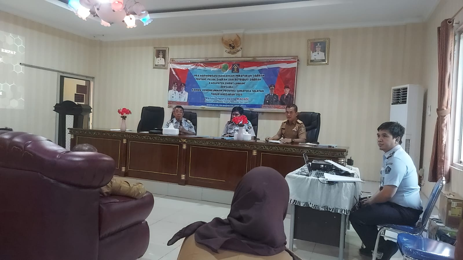 Kemenkumham Sumsel Lakukan Pra Harmonisasi Ranperda Kabupaten Empat Lawang