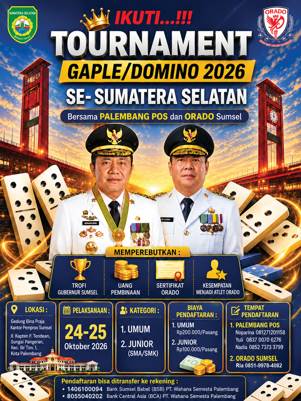Iklan Lomba Gaple ORADO SUMSEL