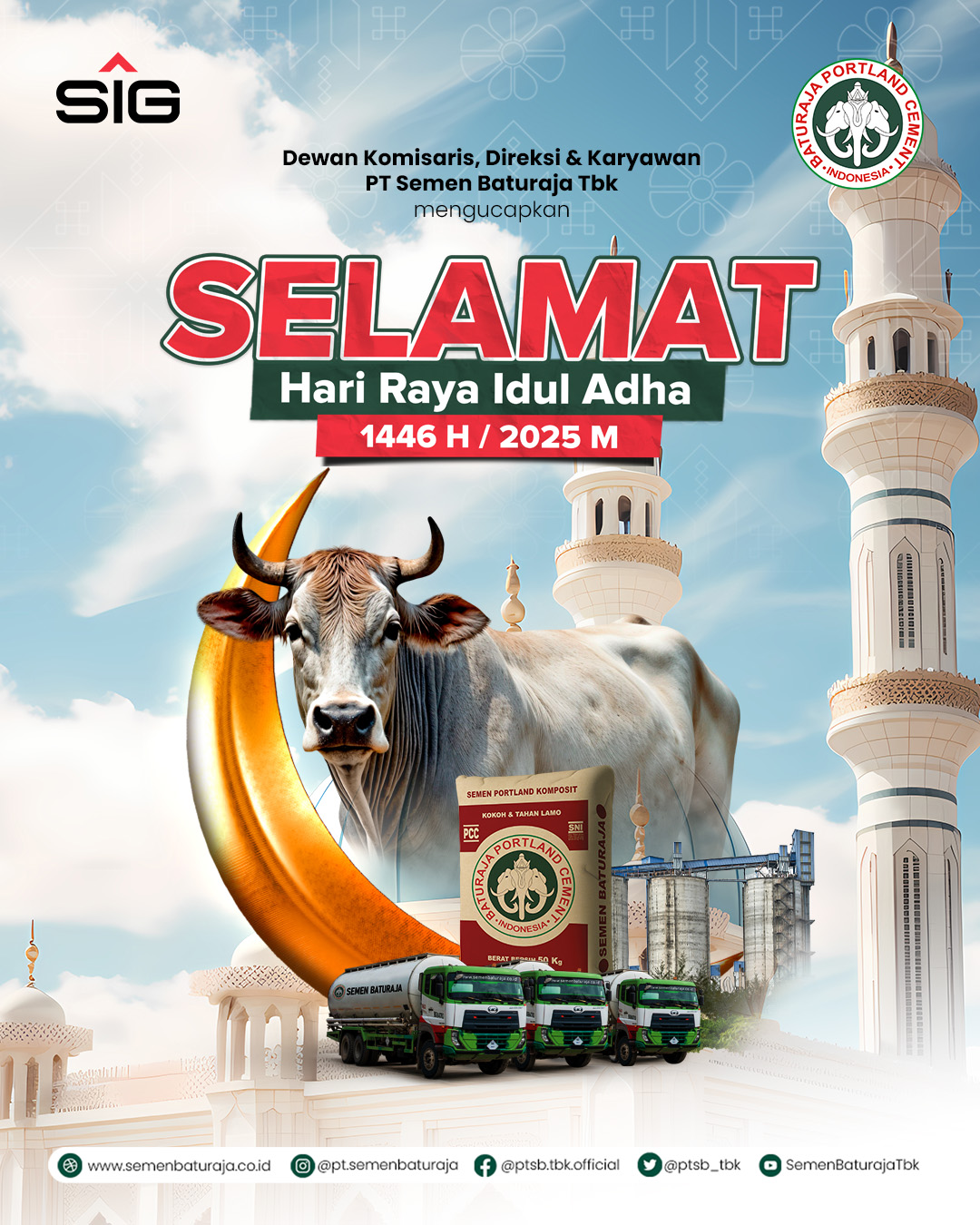 Iklan Idul Adha Semen Baturaja OKU