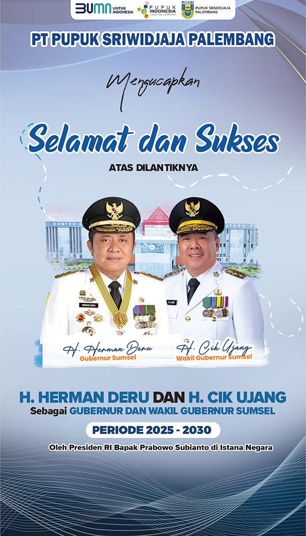 Iklan PT PUSRI Pelantikan HD-CU