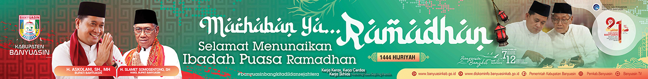 Iklan banner banyuasin ramadhan 1444 H