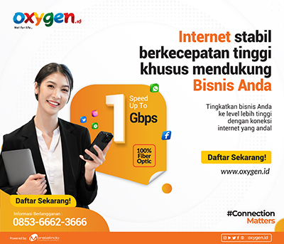 Iklan Oxygen internet