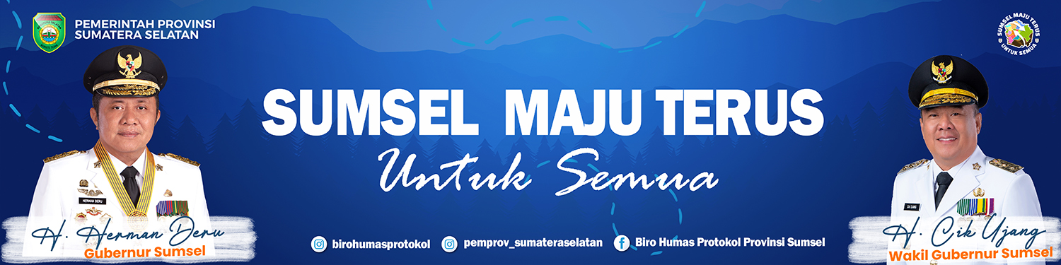 Iklan Banner Pemprov Sumsel Maju untuk Kita Semua