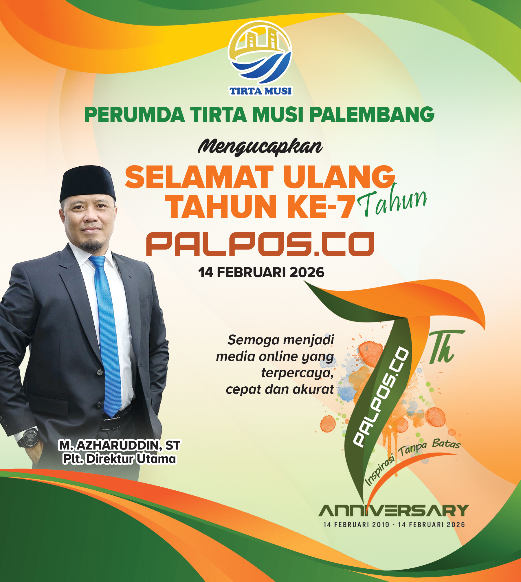 HUT Palpos M Azharuddin, ST - Plt Direktur Utama