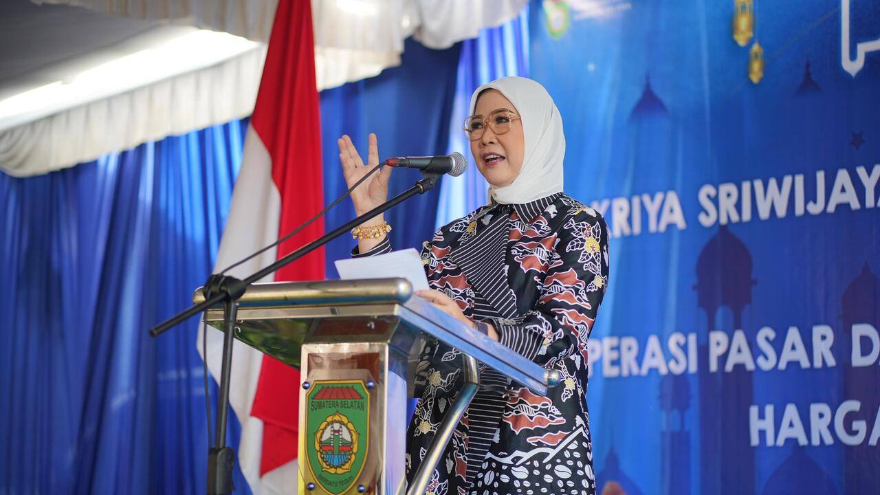 Feby Deru Buka Kriya Sriwijaya Ramadhan Sale dan Operasi Pasar Ramadhan 2025