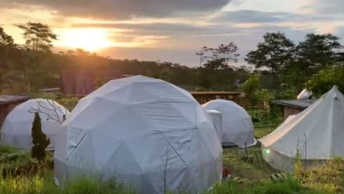 Sunrisenya Mengagumkan, Bisa Anda Nikmati dari Pallatina Glamping Yogyakarta