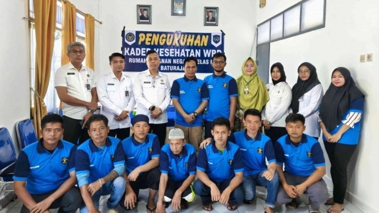 Rutan Baturaja Kukuhkan Kader Kesehatan