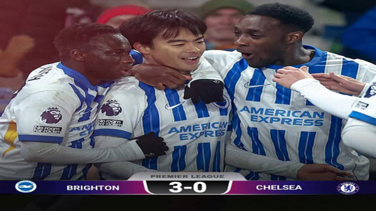 Chelsea Babak Belur di Amex! Brighton Hancurkan The Blues 3-0. 