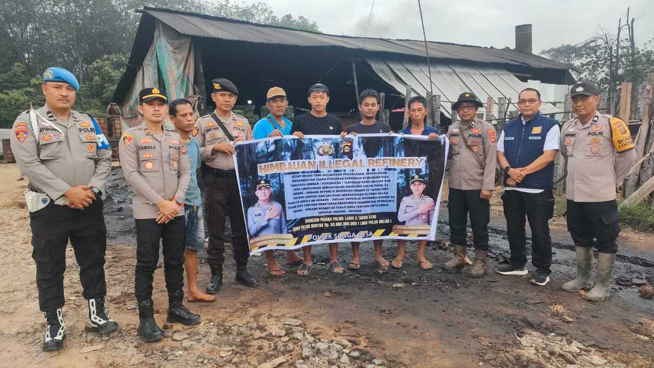 Tak Main-Main, Polres Muba Lakukan 555 Upaya Preemtif dan Preventif Tekan Illegal Drilling