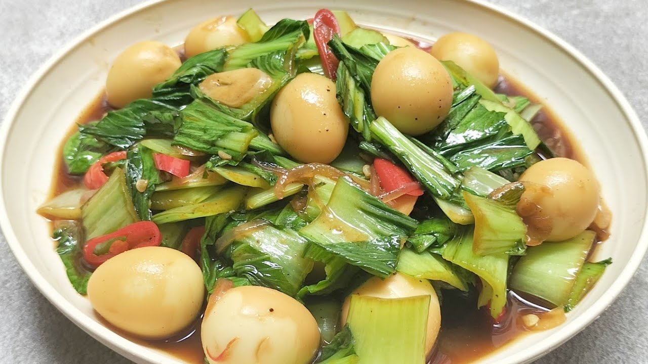 Pakcoy Telur Puyuh Bawang Putih, Menu Sederhana yang Kian Digemari Pecinta Kuliner Sehat