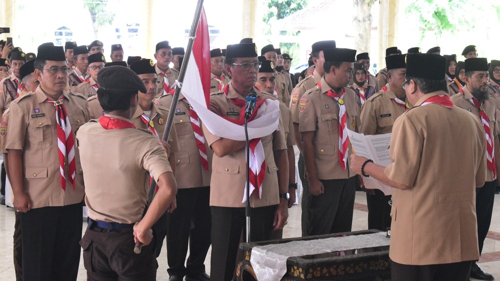 Asmar Ajak Lakukan Ini Kepada Pengurus Gerakan Pramuka Kabupaten OKI yang Baru Dilantik!