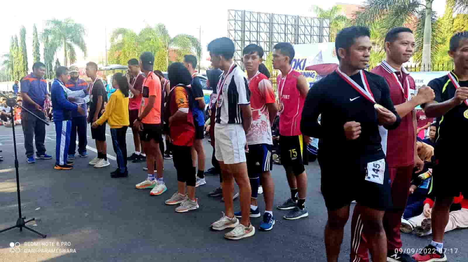 Haornas, Ratusan Runners Ikuti Lomba Lari Jelajah Alam 5K