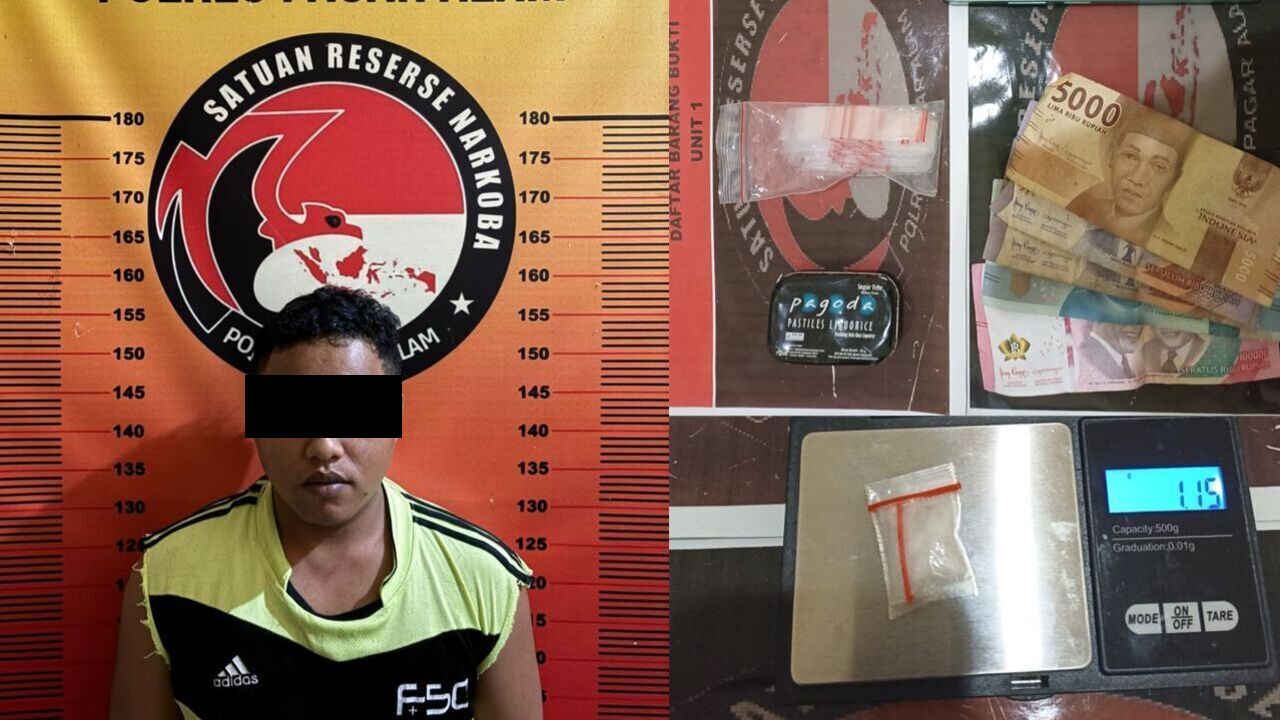 Satu Malam Dua Pengungkapan, Polres Pagar Alam Sita Sabu dan Ganja 800 Gram