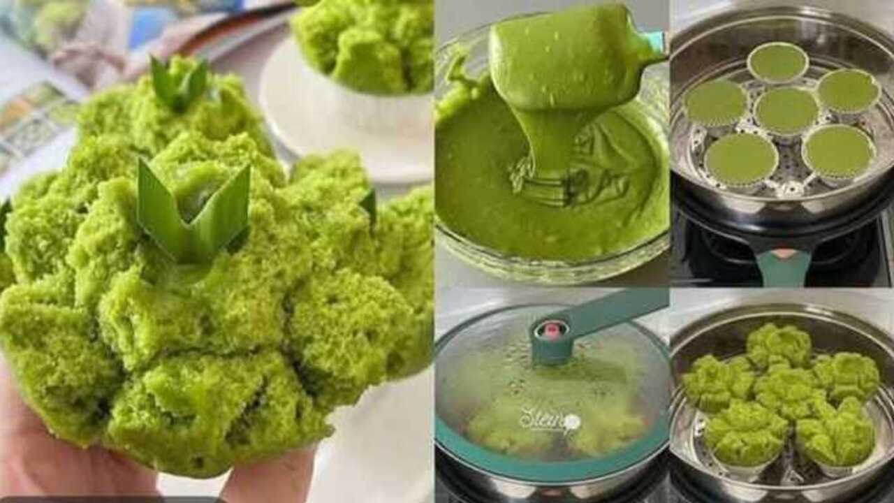 Bolu Kukus Pandan Asli Mekar, Wangi Alami dan Lembut di Lidah
