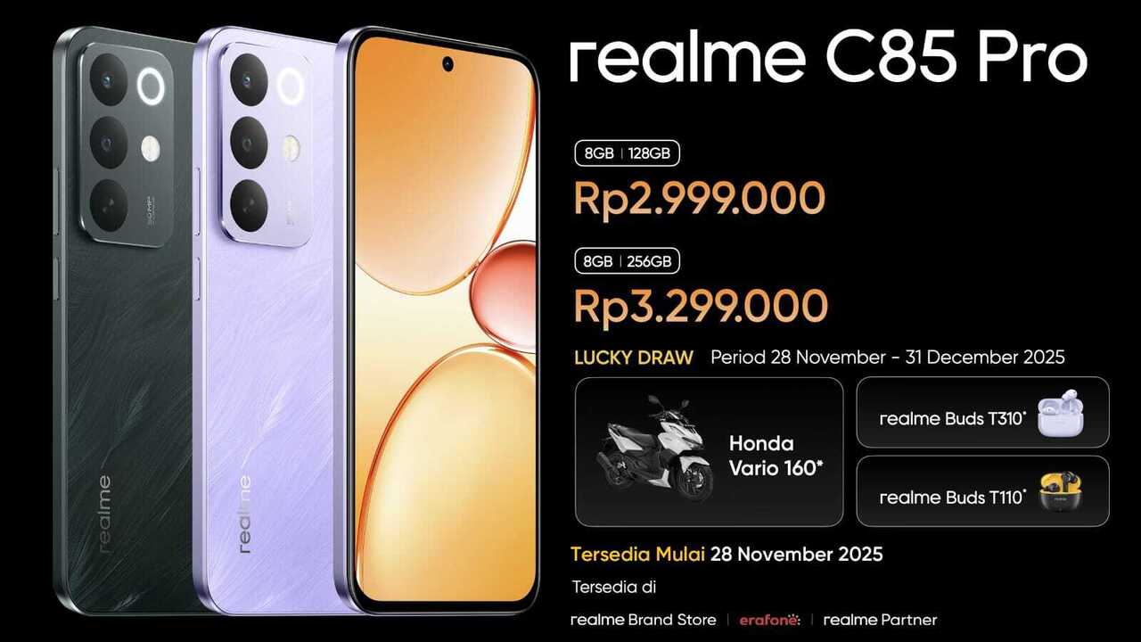 Realme C85 Series Raih GUINNESS WORLD RECORD™ untuk Uji Ketahanan Air Massal: Bukti Smartphone Paling Tangguh 