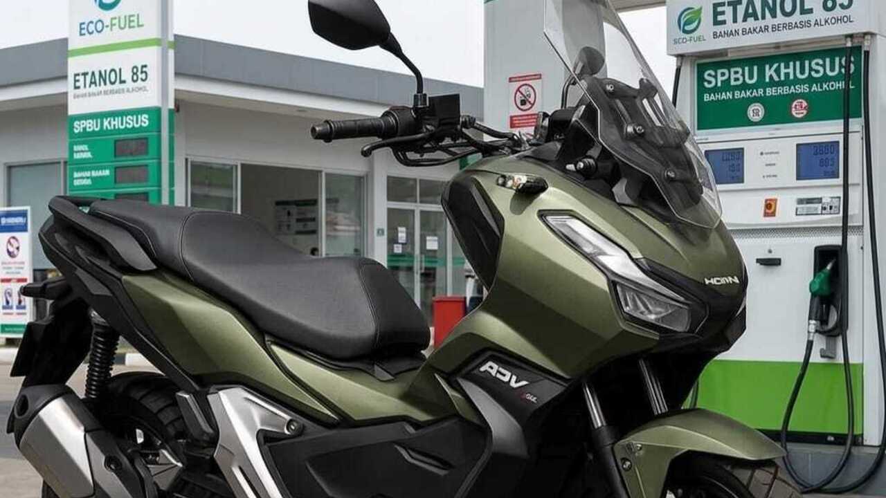 Bikin Geger Honda ADV 160 FlexTech Hadir dengan Teknologi Bisa Minum E85! 