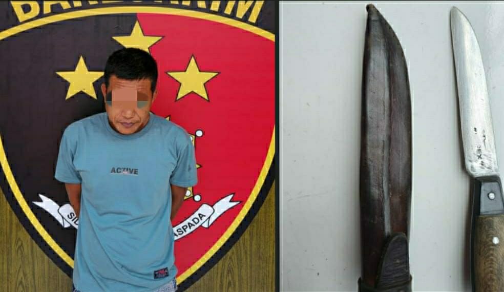 Pria Bawa Pisau Tanpa Izin Diamankan Polisi di Indralaya, Ternyata Residivis