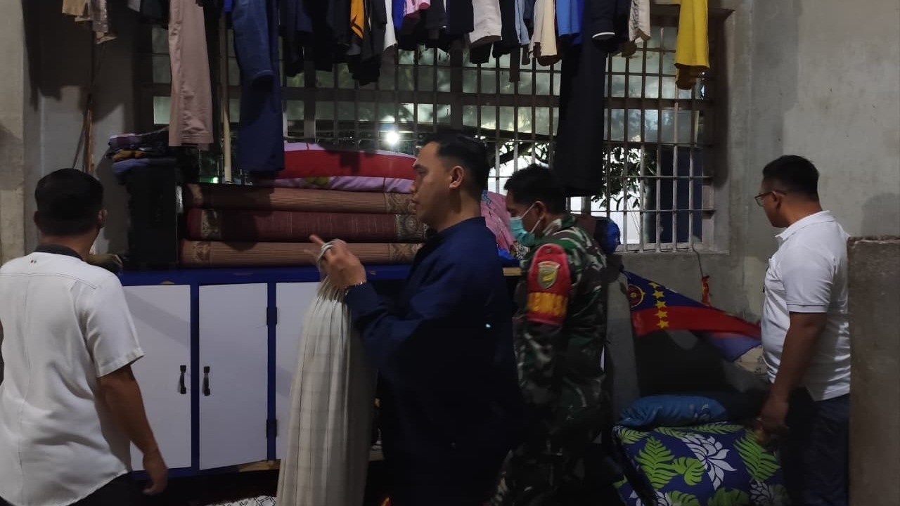 Pastikan Blok Hunian Aman, Lapas Sekayu Laksanakan Razia Bersama TNI/Polri