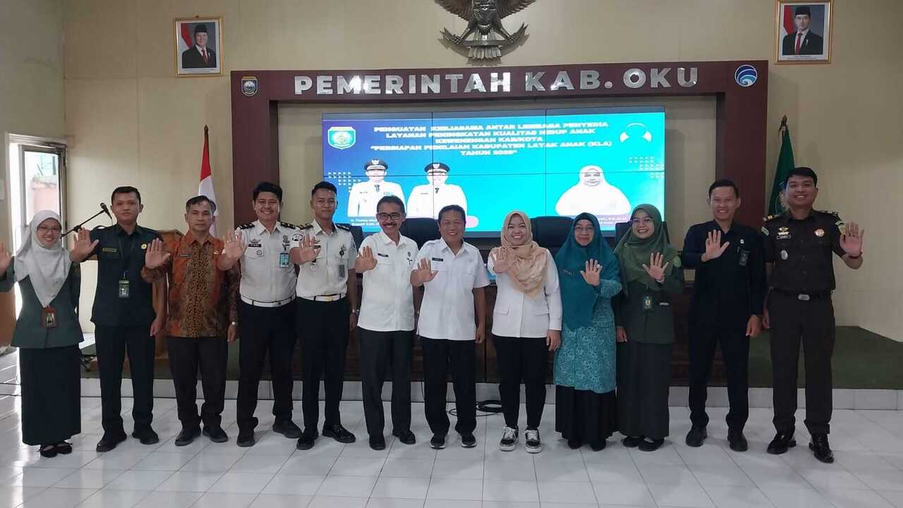 Menuju Nindya, OKU Perkuat Persiapan Penilaian Kabupaten Layak Anak 2026