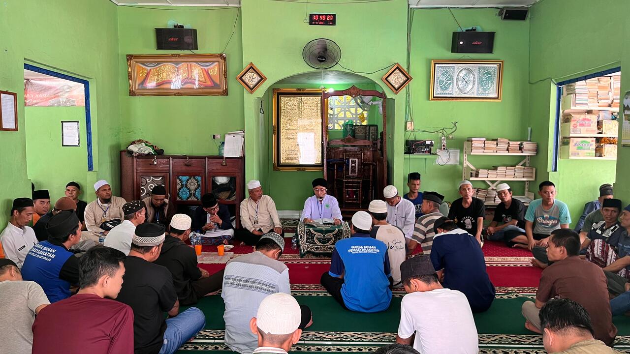 Tingkatkan Keimanan Warga Binaan, Rutan Baturaja Gandeng MUI OKU dalam Pembinaan Rohani