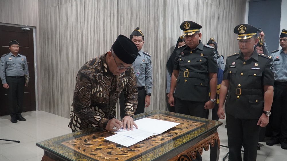 Kakanwil Kemenkumham Sumsel Lantik 6 Pejabat Nonmanajerial Keuangan