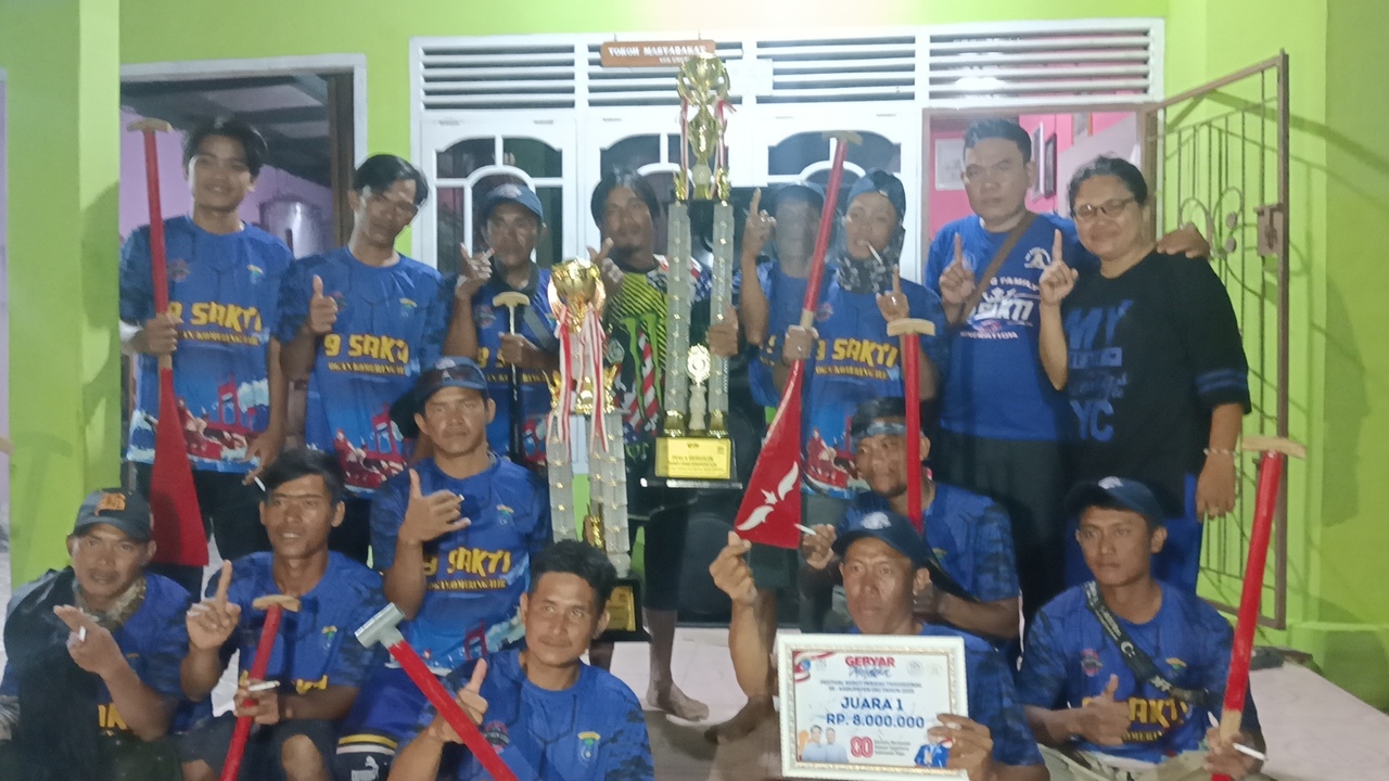 Buktikan Ketangguhan, Sabet Piala Bergilir : Pendayung 9 Sakti Kembali Berjaya di Tahun 2025