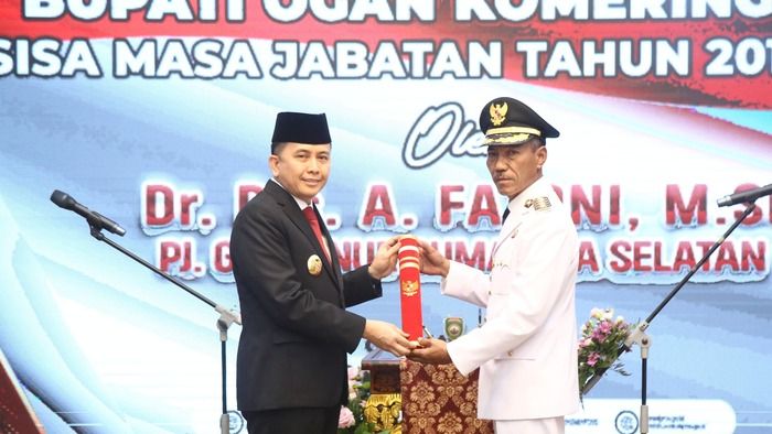 Resmi Jadi Bupati OKI, Djafar Shodiq Fokus Kawal Pemilu Damai hingga Jaga Harga Pangan