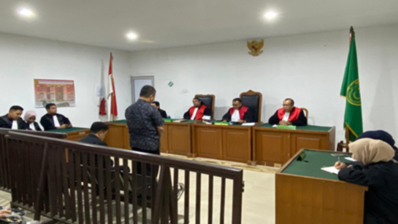 Hakim PN Kelas IA Palembang Vonis Bersalah Dua Eks Pejabat Panwaslu OKI