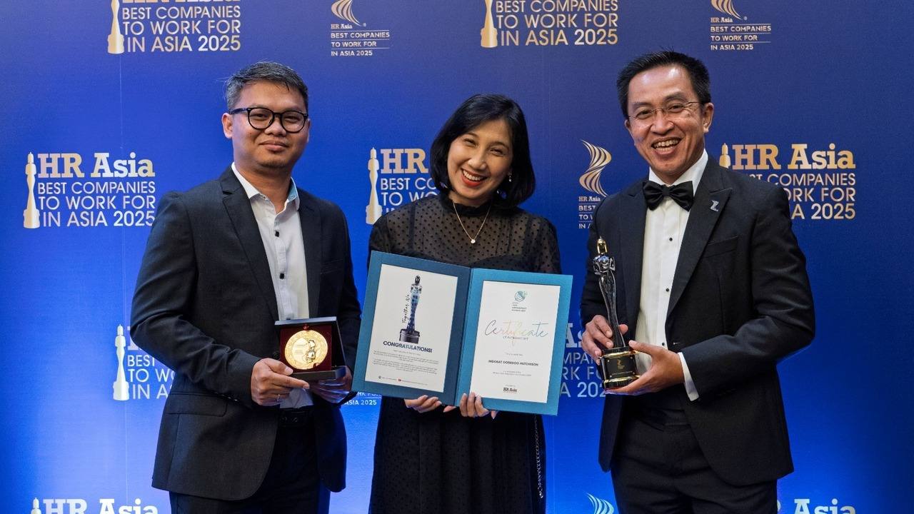 Berhasil Berdayakan AI, Indosat Ooredoo Hutchison Raih HR Asia Awards ke-6 Kalinya