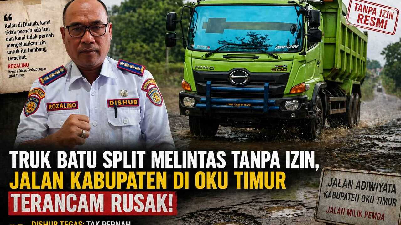 ‎Jalan Kabupaten Terancam Hancur dan Bahayakan Pengguna, Tambang Batu Split Jalan Terus