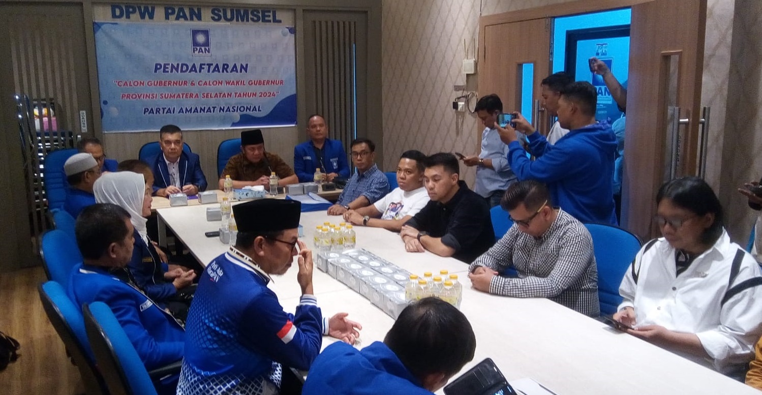 Bentuk Keseriusan Calon Gubernur Sumatera Selatan Herman Deru Kembalikan Sendiri Formulir ke DPW PAN