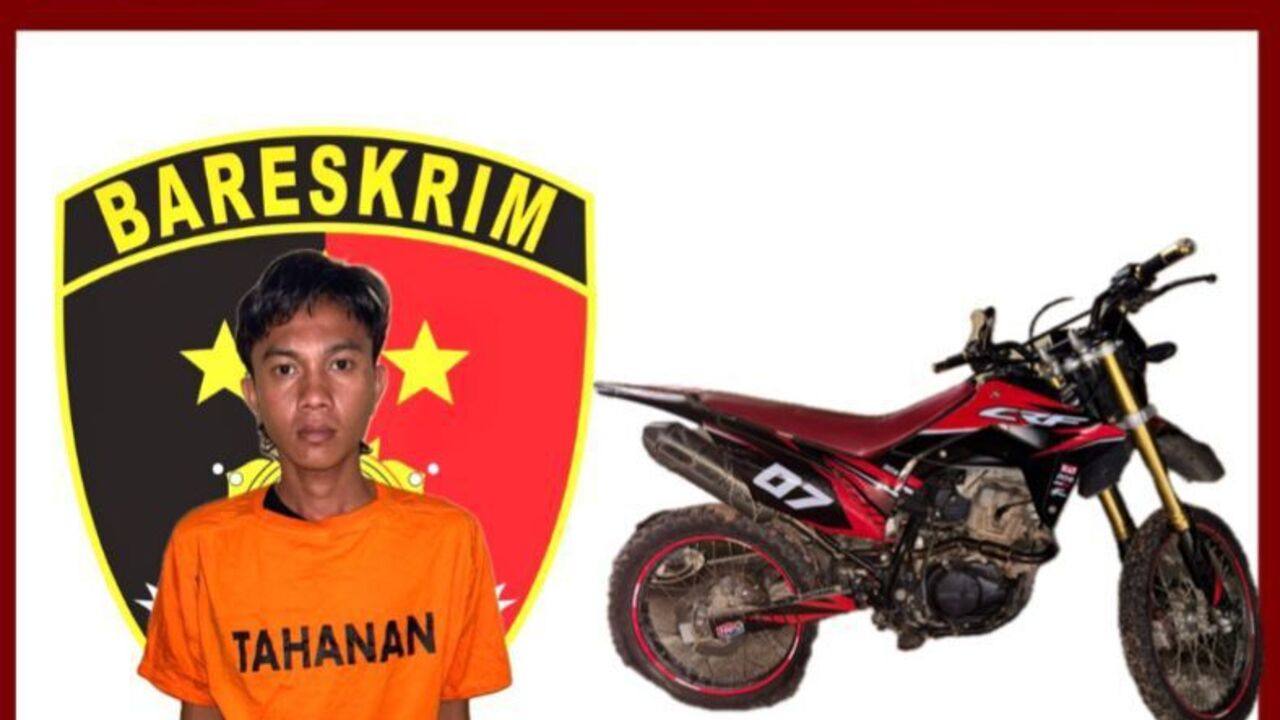 Pelaku Curanmor diamankan Saat Bersembunyi