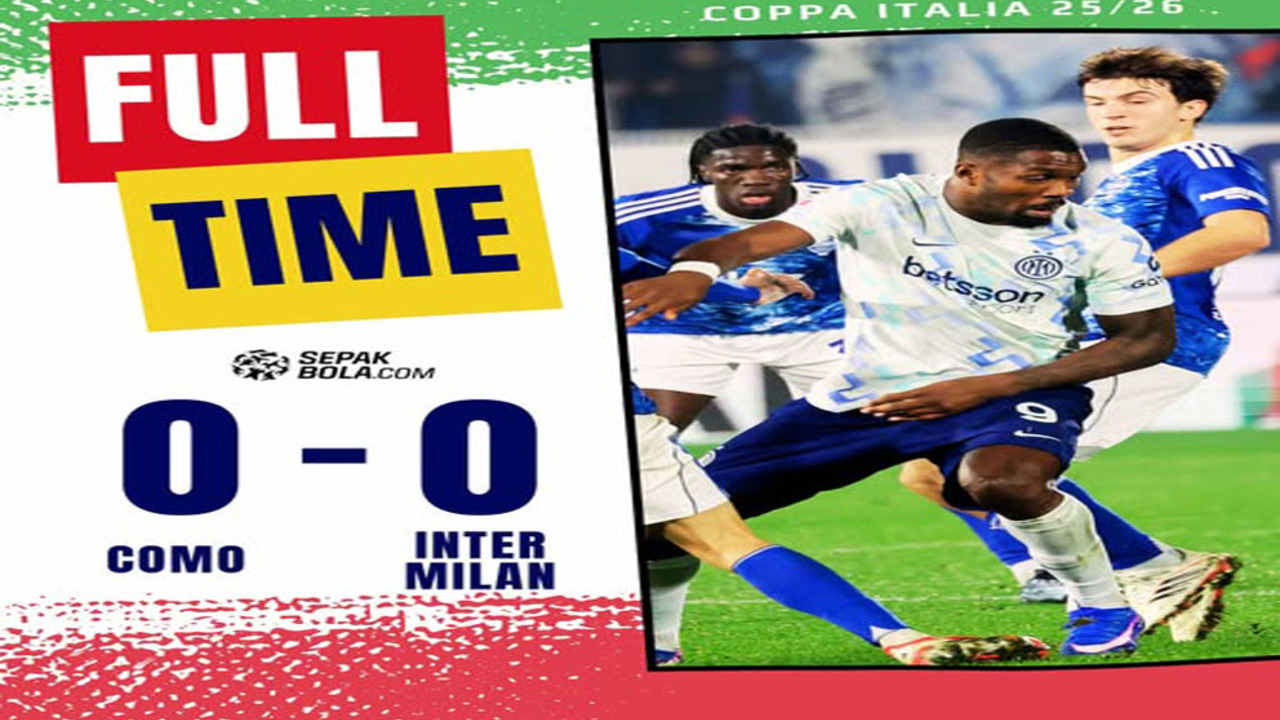Semi Final Coppa Italia: Como Tahan Inter Tanpa Gol