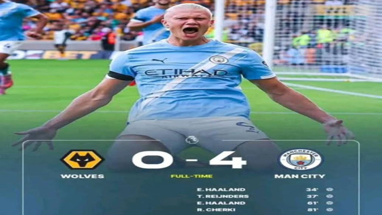 Hasil Premier League 2025: Manchester City Gasak Wolves 4-0