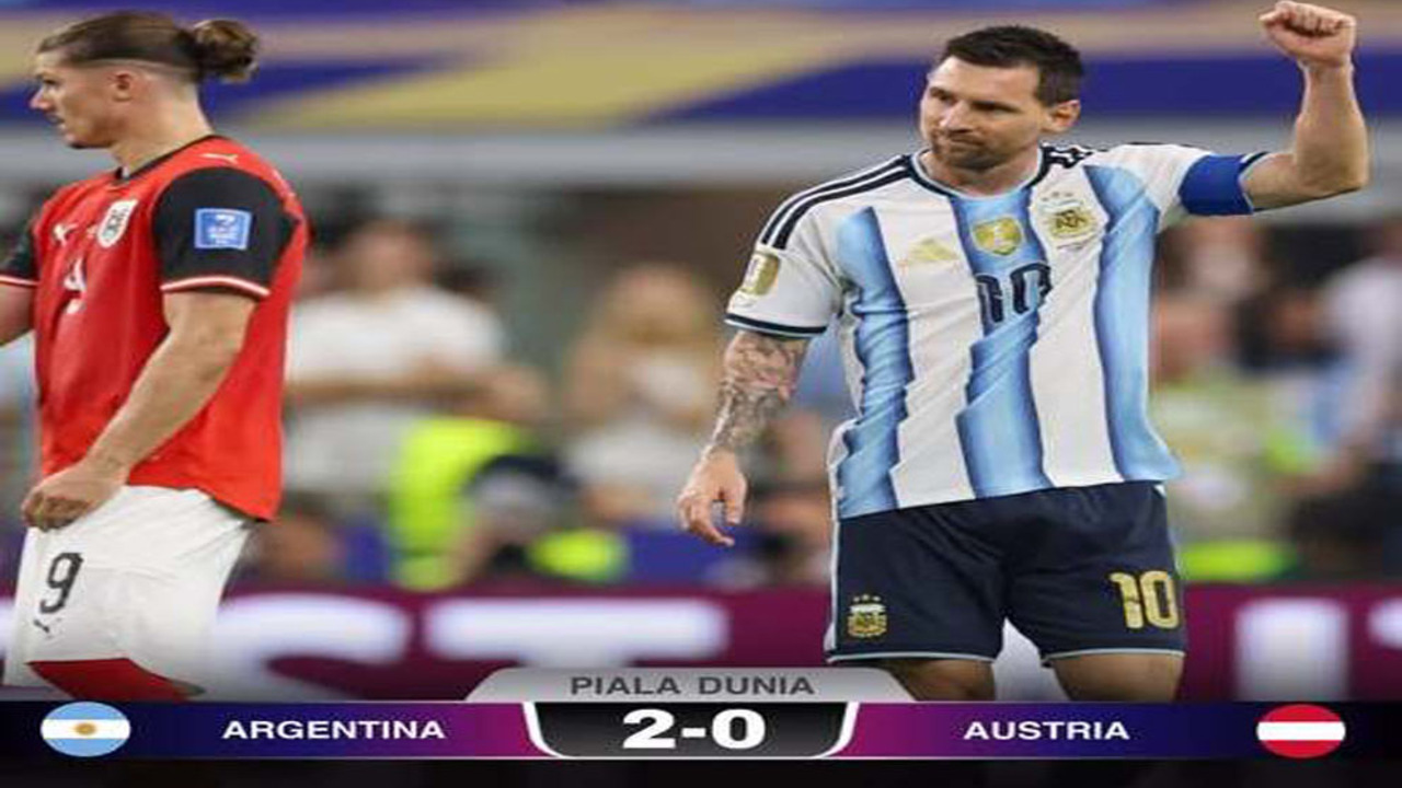 Piala Dunia 2026: Argentina Hajar Austria 2-0, Lolos ke Babak 32 Besar.