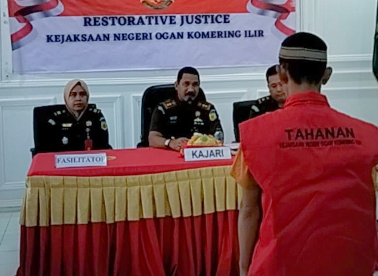 Penadah Aki Mobil Truk Asal Kayuagung Dapat Restoratif Justice