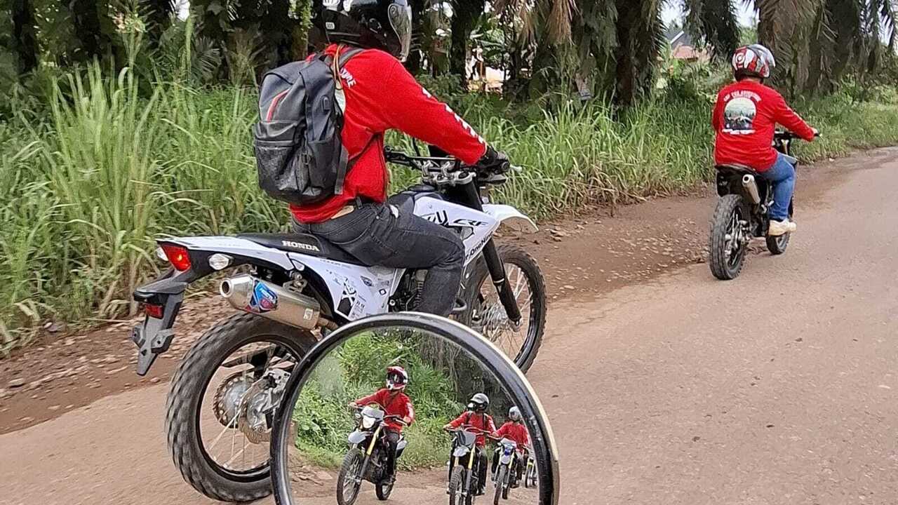 Honda CRF Fun Adventure, Ajang Seru Pecinta Off-Road di Sungai Lilin