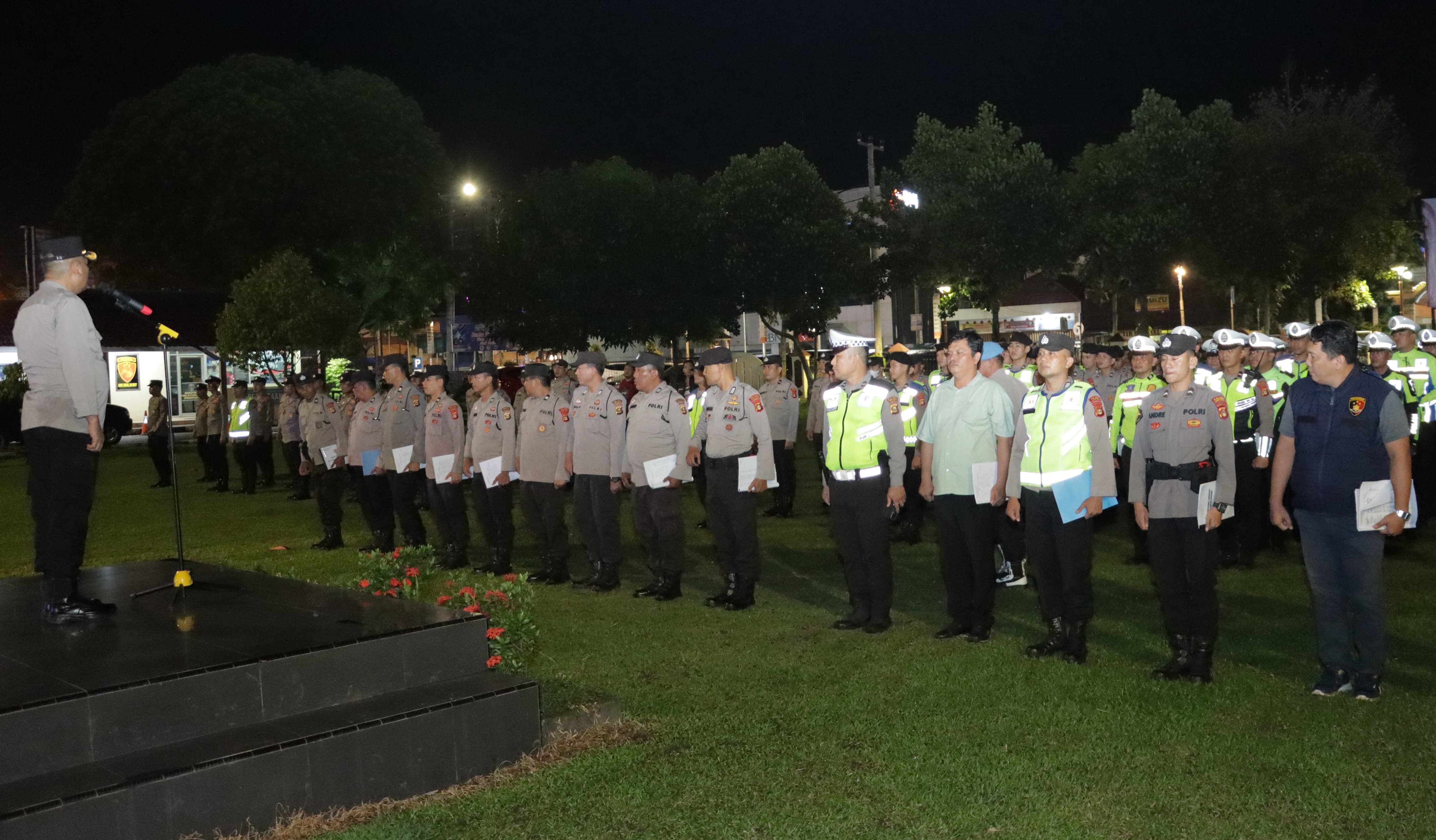 Kapolres Lubuklinggau Instruksikan Anggotanya Jaga Keamanan Malam Ramadhan