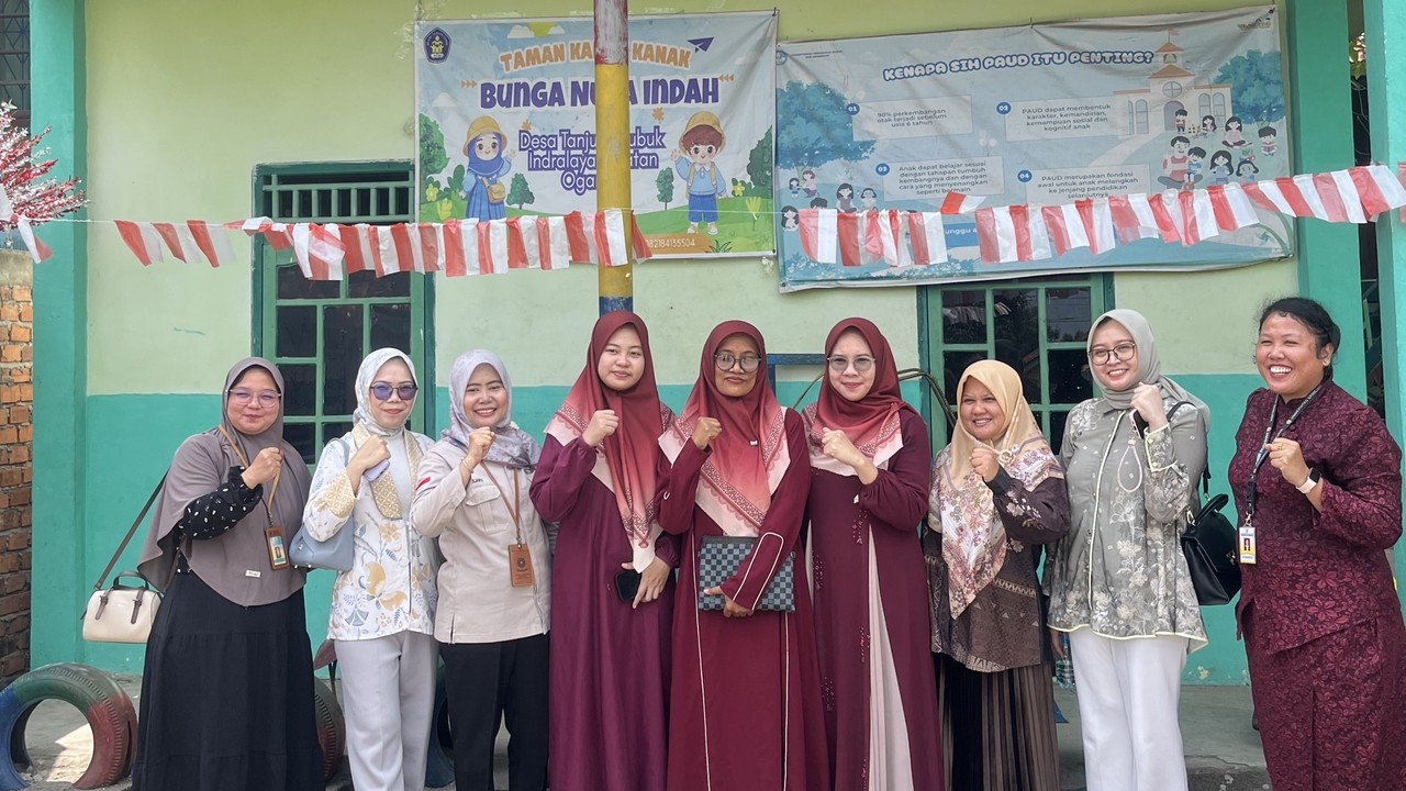 UNSRI Berdayakan PAUD Lewat Program DASHAT Berbasis Inovasi Lele dan Kelor di Desa Tanjung Lubuk