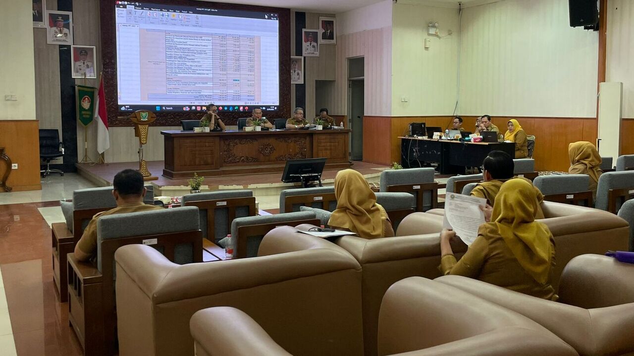 Sinkronisasi Kondisi Keuangan, 58 OPD Muara Enim Paparan