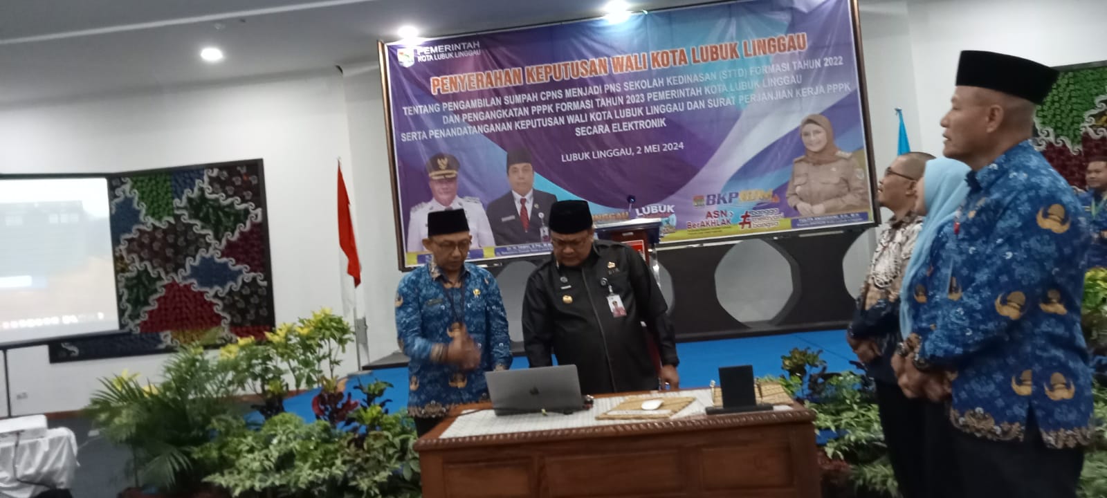 Pelantikan Resmi 77 PPPK dan 6 CPNS di Kota Lubuklinggau, Trisko Defriansyah: Tingkatkan Kemampuan Kelas Dunia