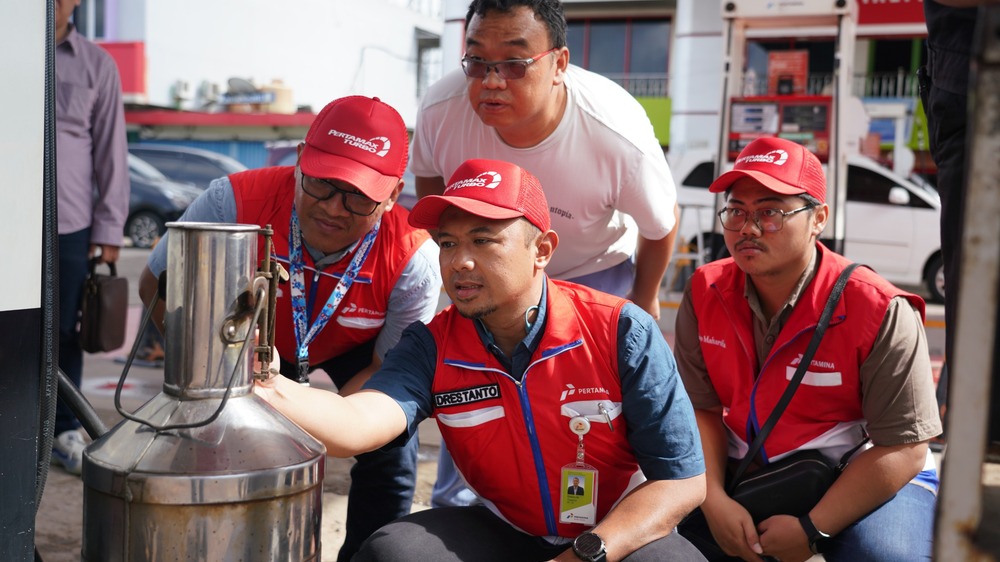 Peningkatan Pengawasan dan Kualitas Pelayanan: Pertamina Patra Niaga Sumbagsel Lakukan Pengecekan SPBU di Pale