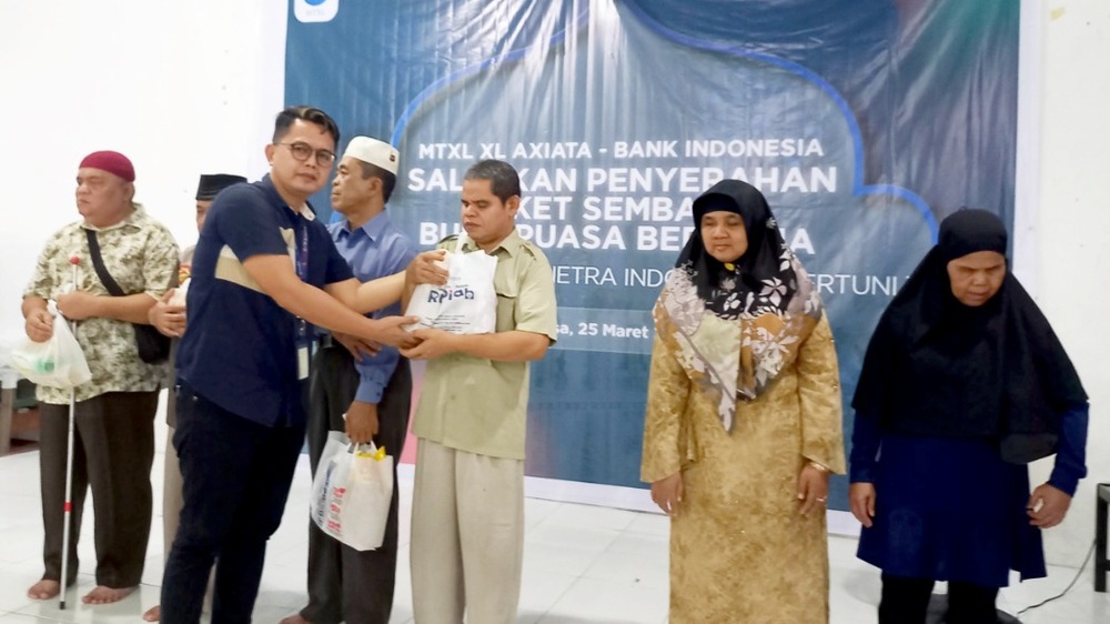 Karyawan XL Axiata dan Mitra Kolaborasi Berikan Dukungan bagi Komunitas Disabilitas Netra di Sumut