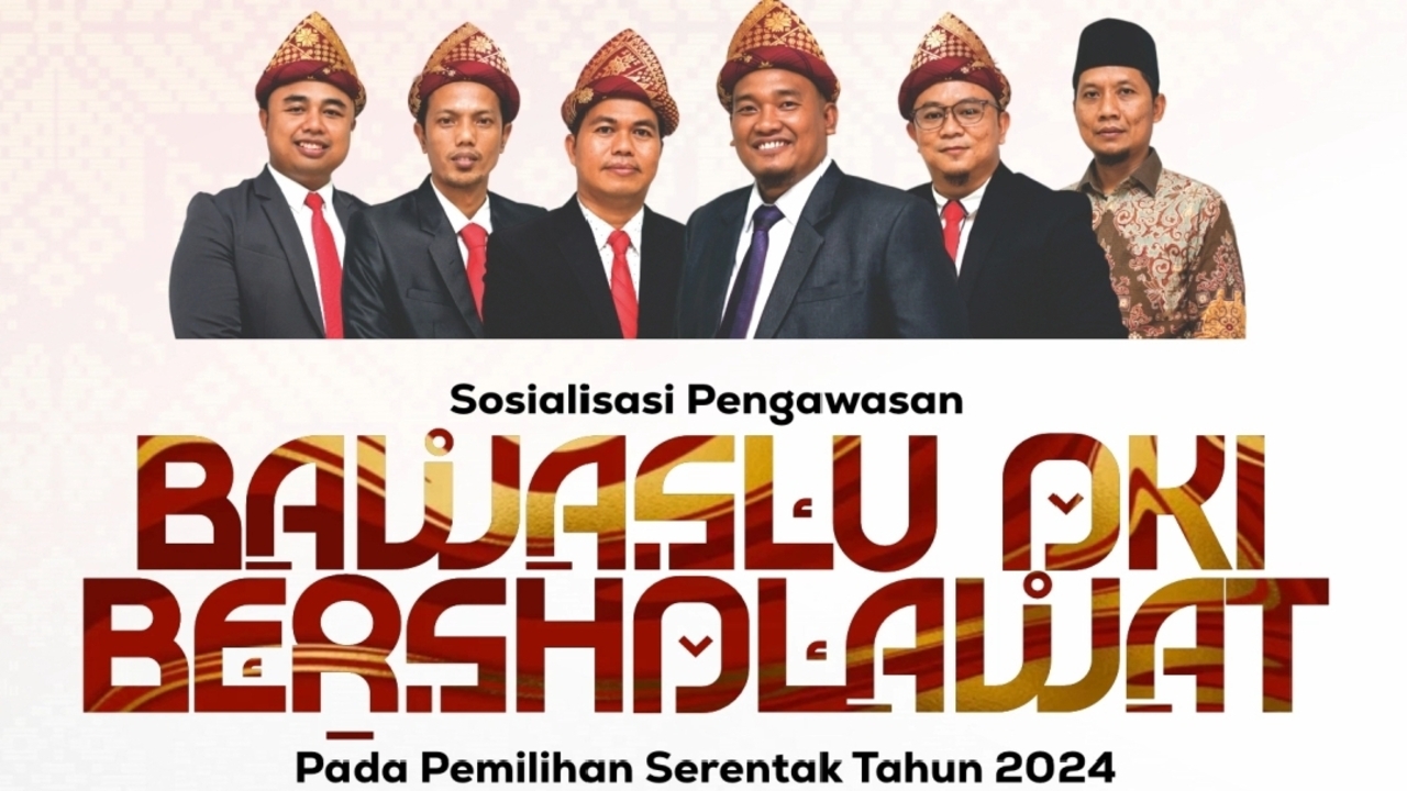 Bawaslu Ajak Masyakarat Awasi Pilkada OKI Serentak 2024 Melalui Ajang 'Bawaslu OKI Bersholawat'