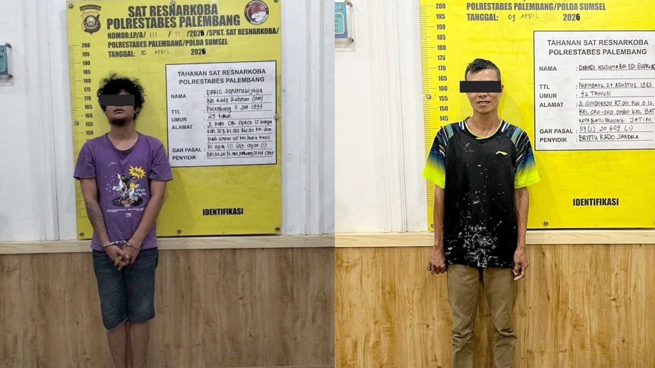 2 Pengedar Sabu Ditangkap Dalam 1 Malam di Palembang: Rusun dan Kosan Jadi Target, Jaringan Lintas Provinsi  !