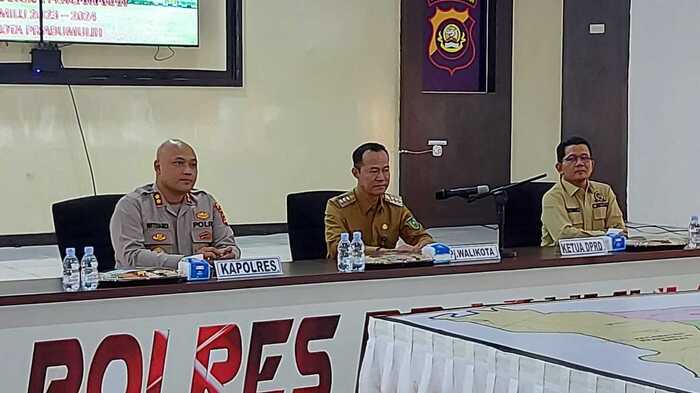 Amankan Pelaksanaan Pemilu 2024, Polres Prabumulih Sumatera Selatan Kerahkan 330 Personel
