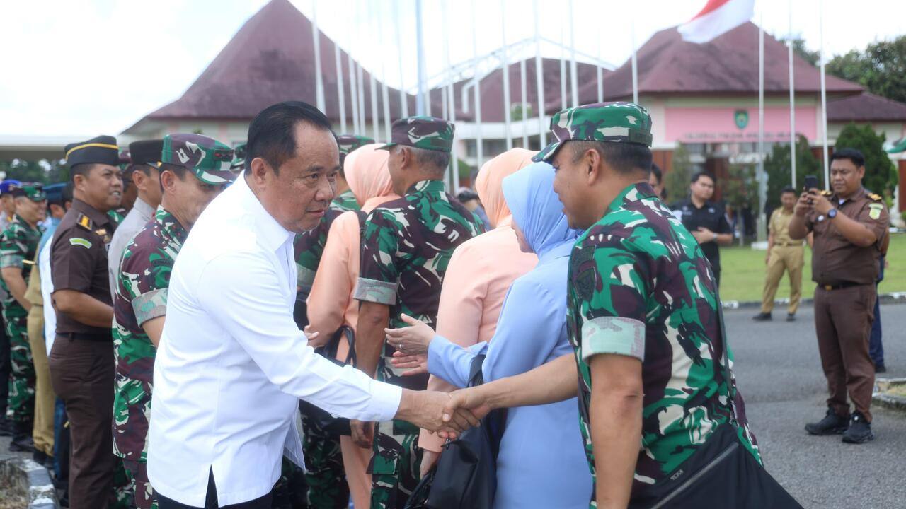 Wagub Cik Ujang Sambut Kunjungan Dewan Pertahanan Nasional, Bahas Sosialisasi Kebijakan Pertahanan Negara