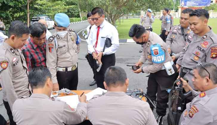 Senpi Anggota Polres OKU Diperiksa,  Ada Apa?