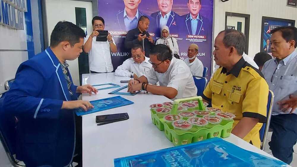Usung Jargon ‘Prabumulih Luar Biasa’, Ketua DPD Golkar Prabumulih Daftar Bakal Calon Wako di 3 Partai