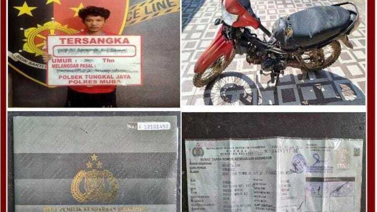 Jadi Target Operasi, Pelaku Curanmor diamankan